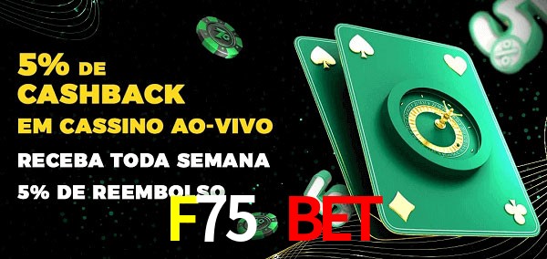 Promoções do cassino ao Vivo F75 Bet
